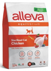 Сухой корм Alleva Equilibrium Sterilized Cat для кастрированных котов и стерилизованных кошек, курица Image 1